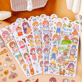 Vitality Girl Transparent PET Stickers Set π