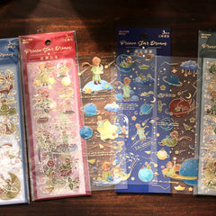 Little Prince Star Dream PVC Gold Foil Stamping Stickers,Stickers