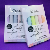 Half Sugar Morandi Fluorescent Color Highlighter Set Of 6