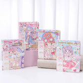 Kawaii Girl Magnetic Buckle Notebook, Kawai Notebooks