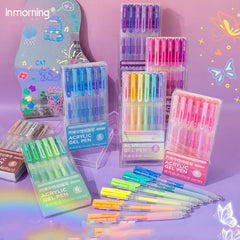 π Acrylic Dreamy Gel Pen Set of 6β Kawaii Pastel Writing & Drawing Pens