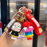 😢 Cartoon Crybaby Keychain – 3D Cute Girl Pendant for Bags & Backpacks