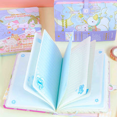 Kawaii Cute Cartoon Magnetic Buckle Handbook, Kawai Notebooks