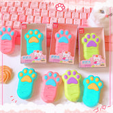 Cute Cat Paw Shape Eraser