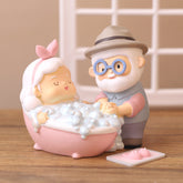 Cute Old Couple Cartoon Table Decor,Kawaii Table Décor and Accessories