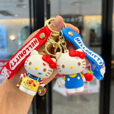 🎀 Hello Kitty Keychain – Cute Cartoon Bag Charm & Gift Doll Pendant
