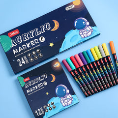 Waterproof Acrylic Markers – 0.7mm Fine Tip Painting Marker Set