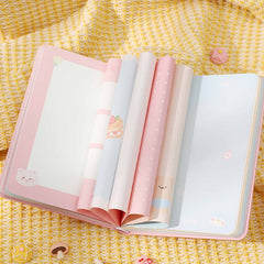 Kawaii Cartoon Animal Slow Rebound Decompression Notebook, Kawai Notebooks