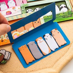 Kawaii Animal Cartoon Thumb Sticky Notes Bookmarks,Sticky Notes