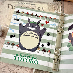 Spirited Away A5 Kawaii Binder Notebook - Refillable Leather Journal
