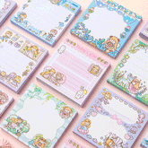 Kawaii Cartoon Girl Sticky Notes,Sticky Notes