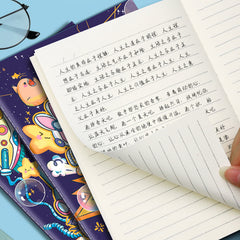 Kawaii B5 Cartoon Slim Notebook, Kawai Notebooks