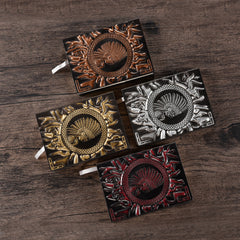 Vintage Red Indian 3D Embossed Faux Leather Cover Notebook, Kawai Notebooks