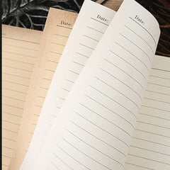 Old Tree 3D Embossed Faux Leather Cover Notebook, Kawai Notebooks