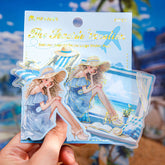 Summer Trip Beach Theme PET Hand Account Stickers