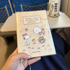 📘 Snoopy 2026 Weekly Planner – B6 PU Leather Schedule Book & Journal