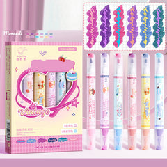 American Vintage Double Head Magic Highlighter Set Dark Colors, Kawai Highlighters