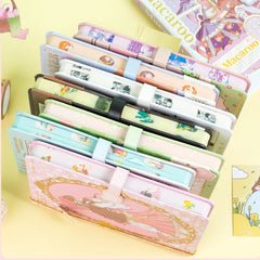 Kawaii Cute Cartoon Magnetic Buckle Handbook, Kawai Notebooks