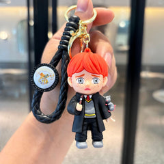 Cartoon Wizard Character Keychain — Pendant Collection