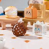 Mini Cat Dessert & Ice Cream Table Decoration Set of 5