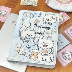 A5 Kawaii Notebook Organizer - Refillable Loose Leaf Journal