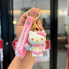 🎀 Hello Kitty Keychain – Cute Cartoon Bag Charm & Gift Doll Pendant