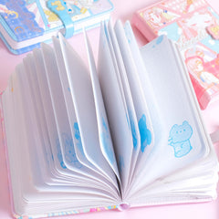 Kawaii Girl Magnetic Buckle Notebook, Kawai Notebooks