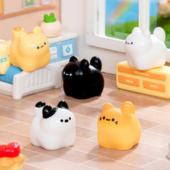 Micro Landscape Cute Kitten Resin Decoration Dolls 2.1CM Set of 6