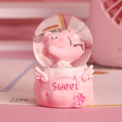 Luminous Resin Capybara Crystal Ball Blind Box Decor,Kawaii Table Décor and Accessories