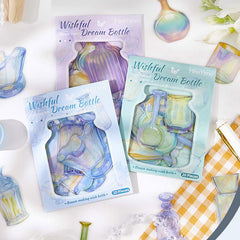 Wish Dream Bottle Series Bottle-Themed Notebook Decor Stickers 20Pcs