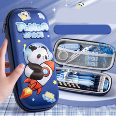 Blue Three Dimensional Pattern Multifunctional Large Capacity Geometry Box, Geometry Box