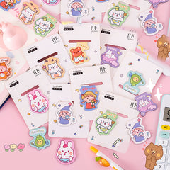 Kawaii Cartoon Magnetic Bookmark, Bookmarks