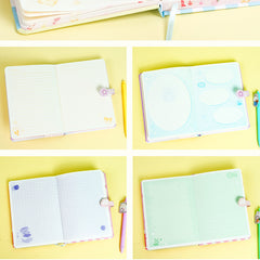 Kawaii Cute Cartoon Magnetic Buckle Handbook, Kawai Notebooks