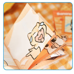 Kawaii Cat Cartoon Theme Illustrated Student Notebook