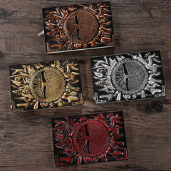 Mystery Tree 3D Embossed Faux Leather Cover Notebook, awai Notebooks