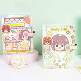 Kawaii Magic Girl Dairy Notebook, Kawai Notebooks