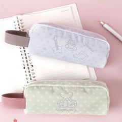⭐ Cute Star & Music Note Pencil Case – Large-Capacity Student Stationery Bag
