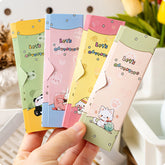 🍓 Cute Cartoon Sticky Notes Set – Kawaii Memo Tabs & Index Labels for Journals & Study