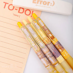 🍁 Autumn Sunset Dream Gel Pen Set — 4-Piece Click Gel Pens (0.5mm)