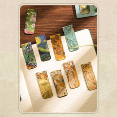 Vintage Oil Painting Style Magnetic Bookmark, Bookmarks