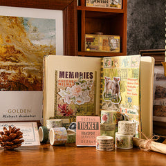 Ancient Style Stickers Washi Tape Box of 20, Washi Tapes