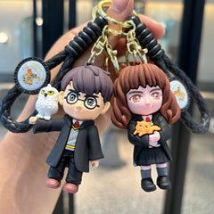 Cartoon Wizard Character Keychain — Pendant Collection