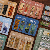 Vintage Oil Painting Style Magnetic Bookmark, Bookmarks