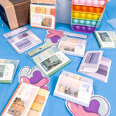 Sticky notes set with color labels