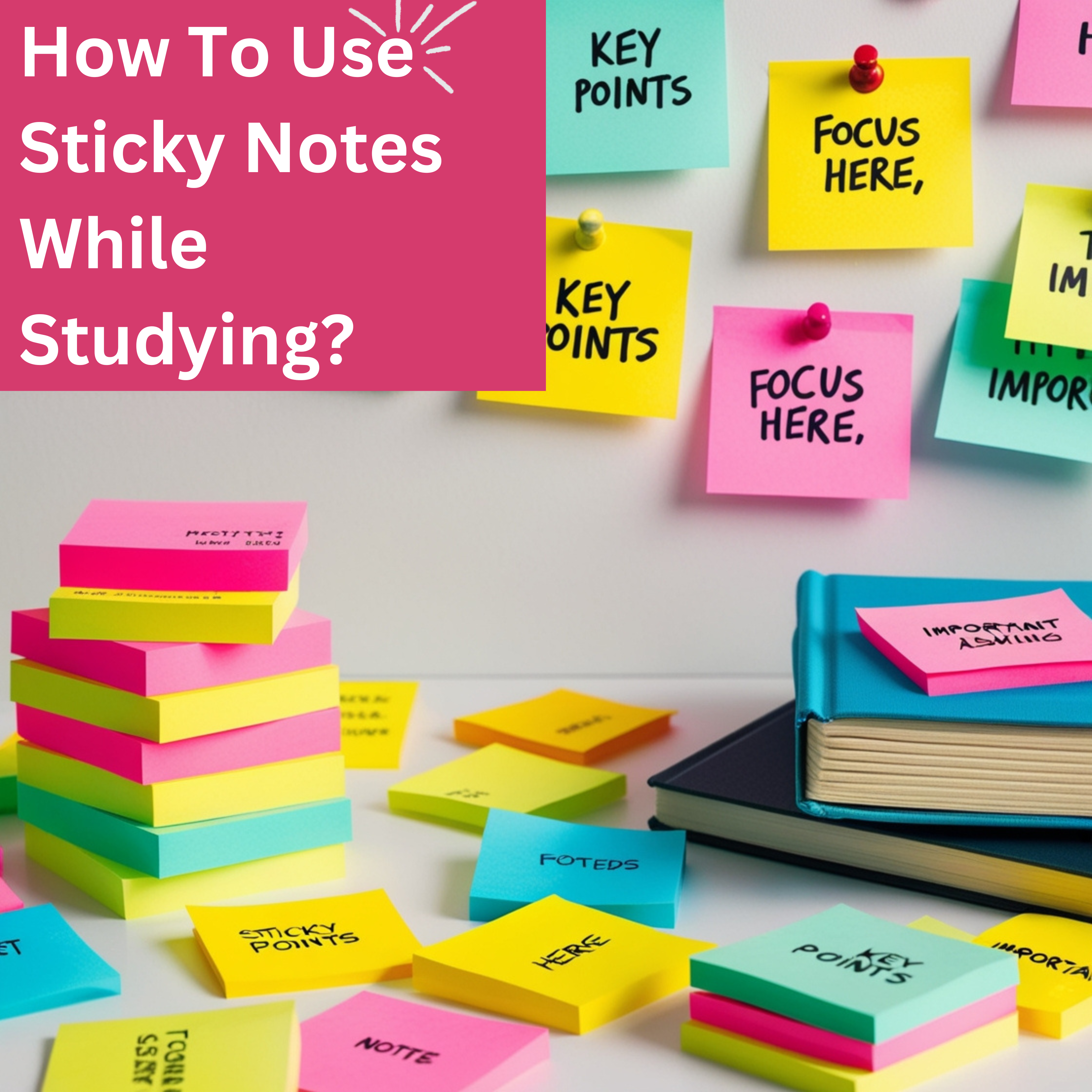 Sticky Notes Usage How To Use Sticky Notes While Studying? – KawaiiStories
