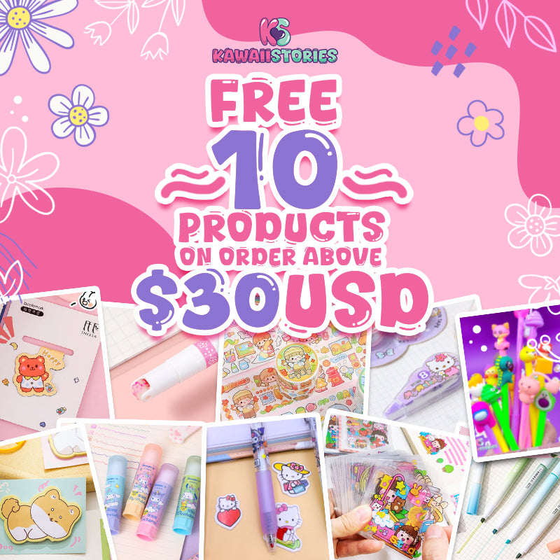 Give Away Bundle  Deal - Get 10 Free Items on Order Above 30$