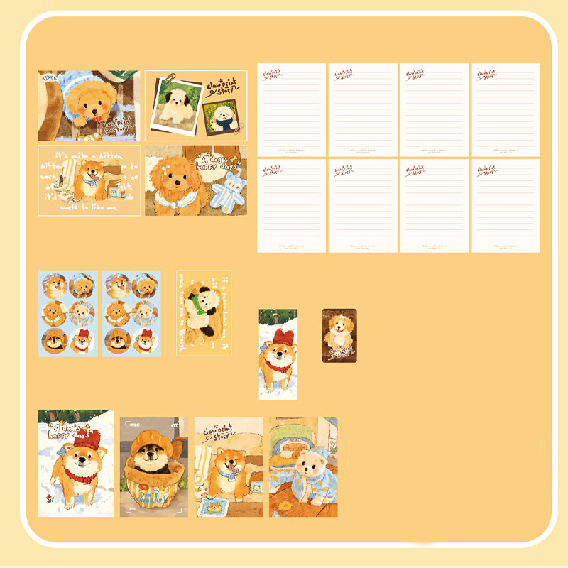 Kawaii Letter Set Handwritten Memo & Blessing Cards for Gifts