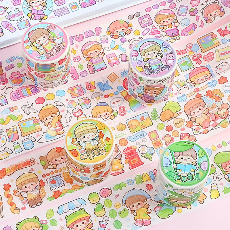 Tirado Cute Soft Duoduo Sauce Washi Tape - Soft Paper Hand Journal Tape, Washi Tapes
