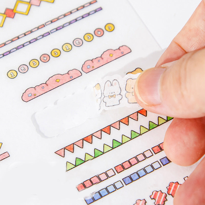 Cute Border Decoration Stickers Packet,Stickers