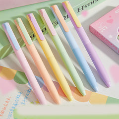 Pastel Colored Gel Pens with Smooth Ink - 6 Pack